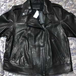 banana republic  leather jacket
